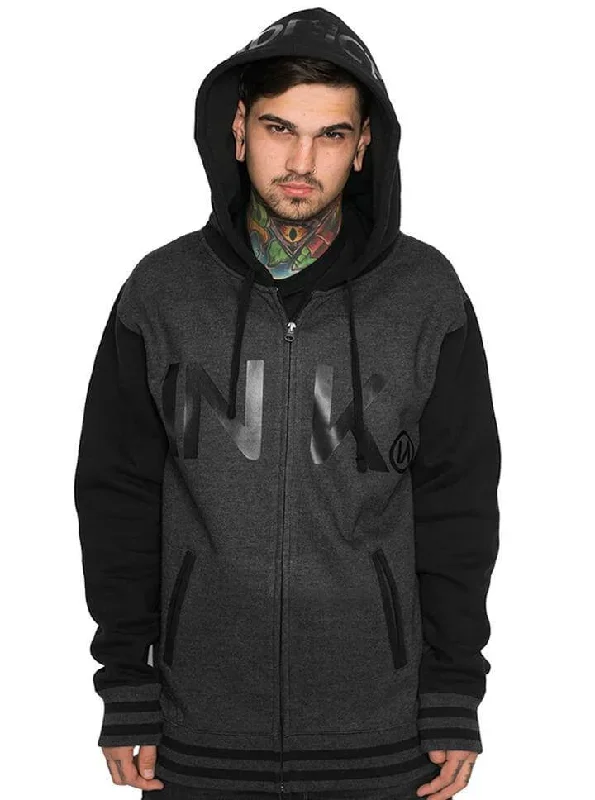 Unisex Varsity Zip-Up Hoodie (Black Collection)